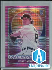2021 Panini Chronicles Overdrive Pink Pulsar Prizm RC Casey Mize #17 Tigers